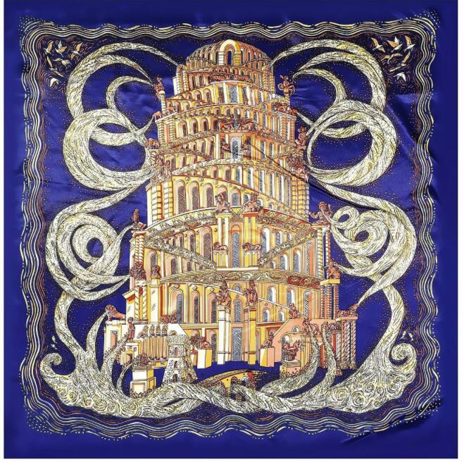 New Designs 90*90cm Square Silk Scarves Women Foulard Head Scarf Ladies Shawl Wrap Bandanna Female Chiffon Hijab Beach Scarf