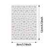 3D Dazzling Face Rhinestone Sticker Aurora Iridescent Rhinestone Sticker  Body Decals
