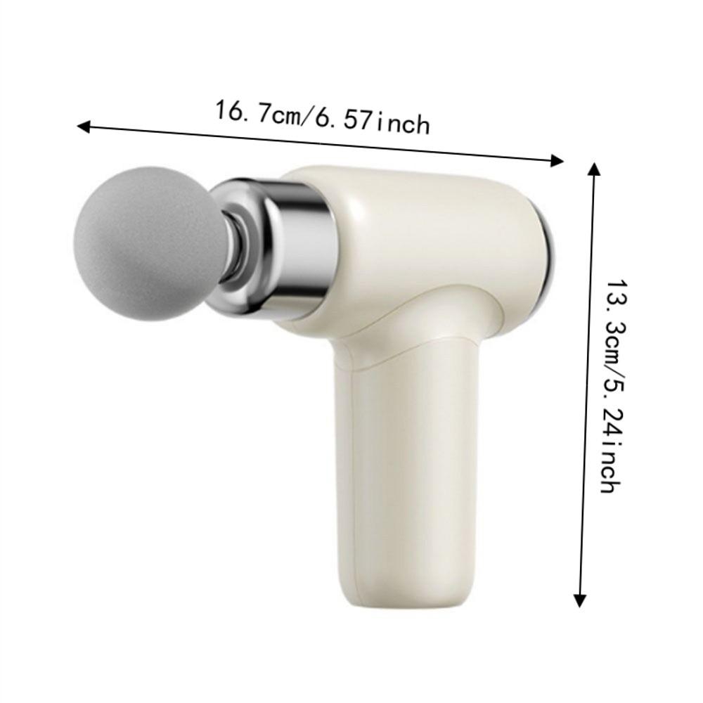 Compact Size Mini Electric Fascia Massager 9 Replaceable Head Fascia Machine Massager Post-Workout