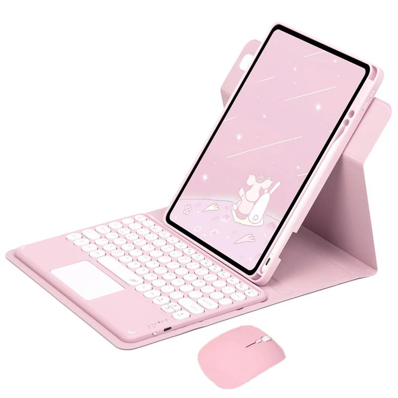 360 Rotation Keyboard Case for IPad 11 A16 11 Inch Tablets Cover for IPad 11th Generation A16 Case A3355 A3356 A3354 Funda