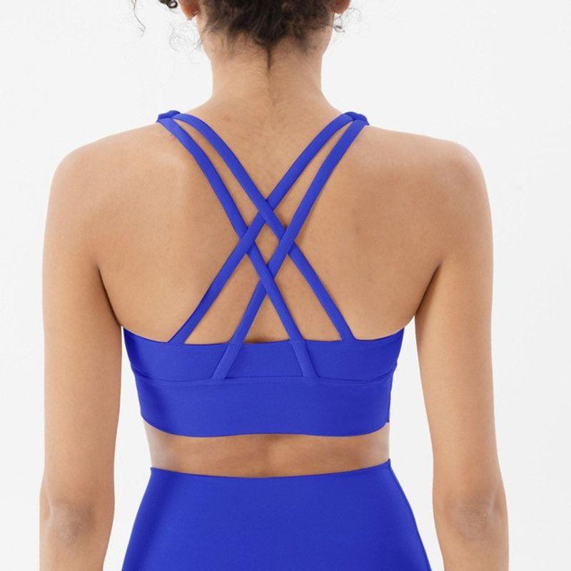 With Chest Pad Spring and Summer New Yoga Clothes Intimates Sports Push up Bras Anti-Vibation Shaping Vest Running Vest Fitness