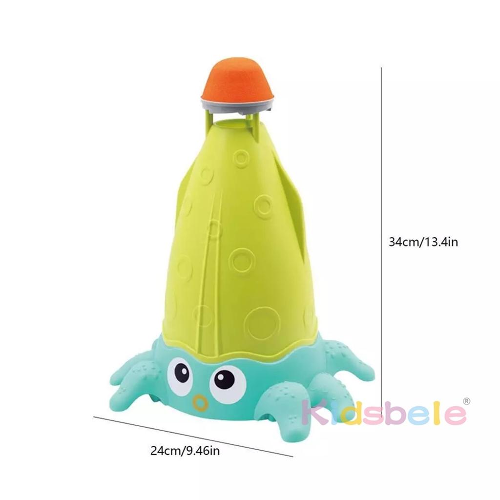 Outdoor Water Spray Sprinkler for Kids and Toddlers Backyard Spinning Rocket Sprinkler Toy Water Toys for Toddlers Boys Girls