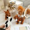20Cm Cute Little Zoo Animal Stuffed Toy Goat Donkey Lion Deer Plush Toys Girl Boy Xmas Birthday Present Kawaii Plushies