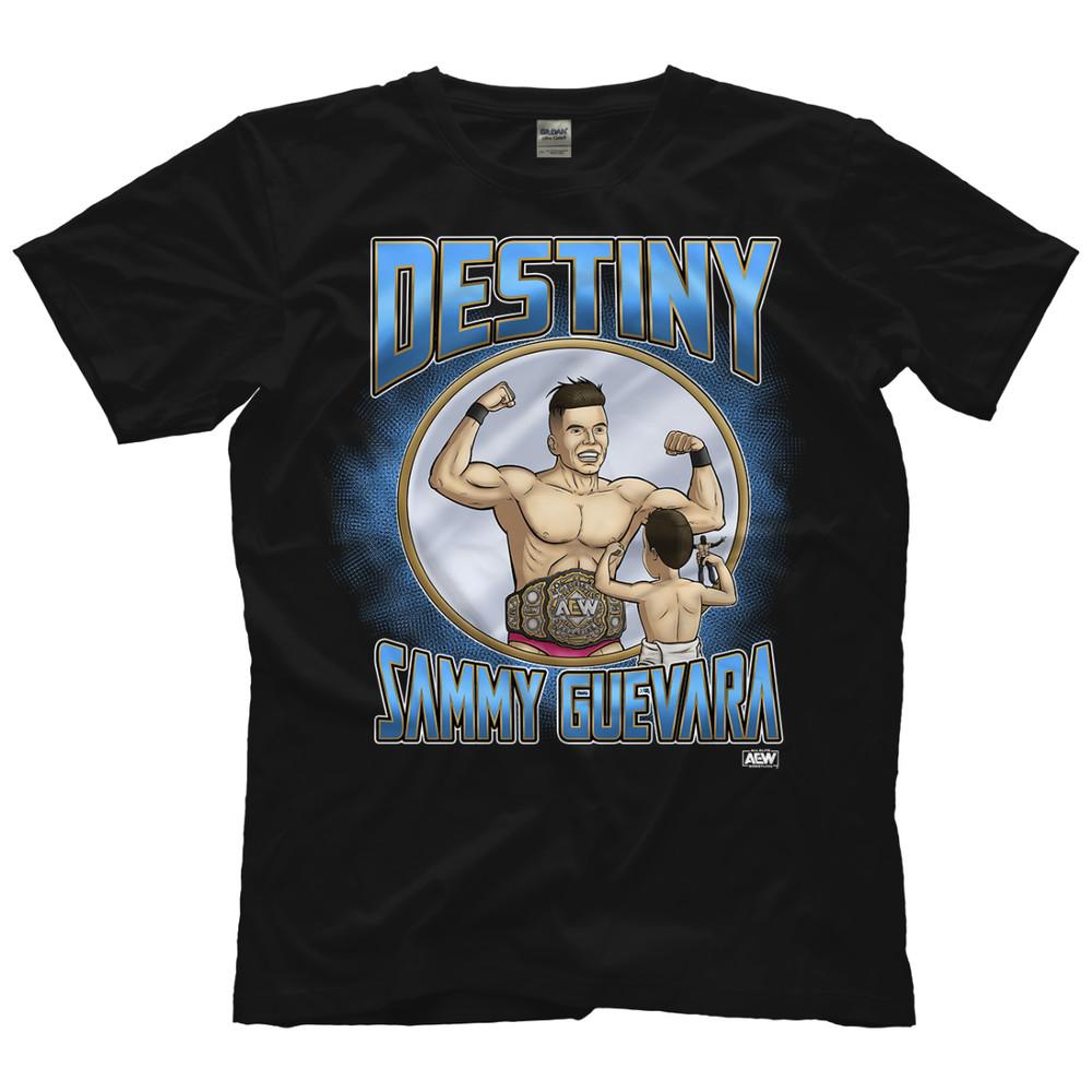 

Sammy Guevara Destiny#039;s Mirror AEW Official TShirt Unisex T-Shirt S разноцветный