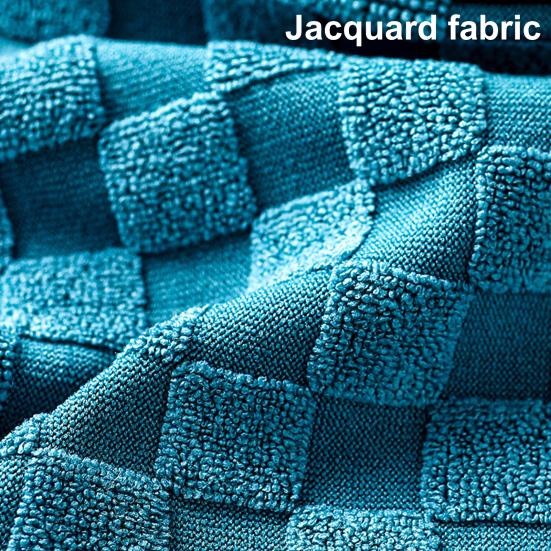 1 Pair Chair Armrest Covers Zippered Office Chair Armrest Protectors Universal Jacquard Stretchy Armrest Cover for Office Computer Chair