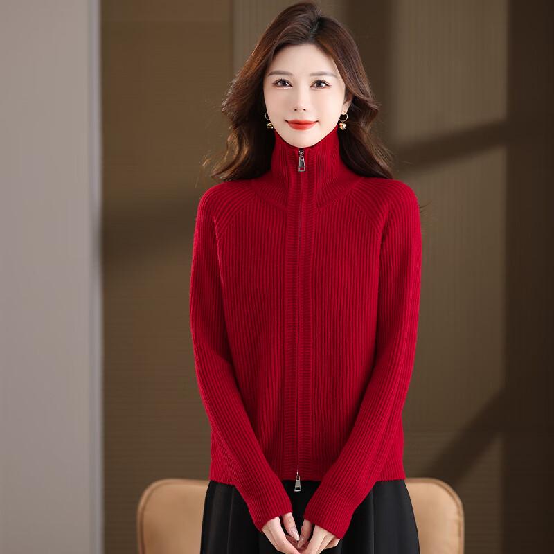 Women's 100% Pure Wool Autumn/Winter Cardigan