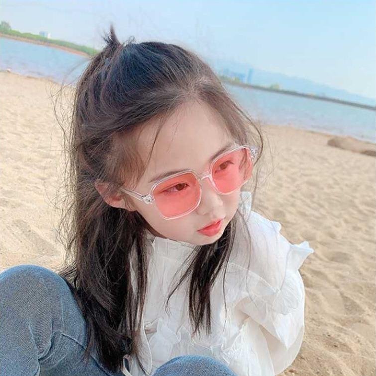 Children'S Sunglasses Uv Protection Baby Sunglasses Personalized Square Boys And Girls Sunshade Glasses