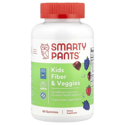 Kids Fiber & Veggies Gummies, Mixed Berry, 60 Gummies