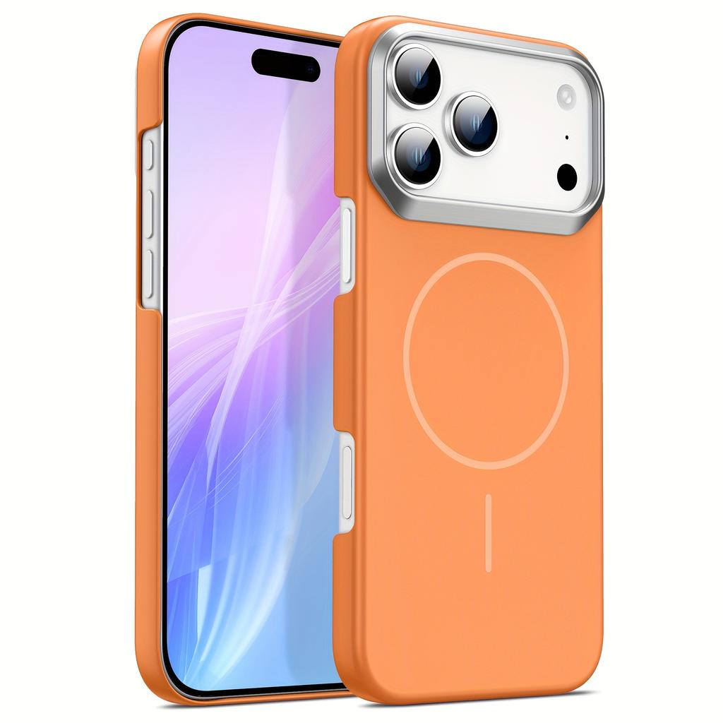 Metal Camera Magnetic Phone Case for For Iphone 17 13 14 1Plus 16 16 Pro Max 17Air Wireless Charging For Cover