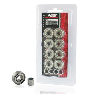 Abec-7 Chrome Łożyska (8 Szt.) Nils Extreme