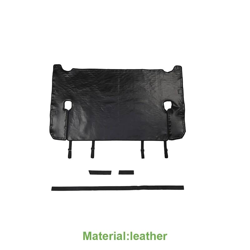 Car Rear Trunk Cover Cargo Organizer Isolation Trunk Fabric Isolation Cover Accessories Fit for Jeep Wrangler JL 4 Doors 2018 Up Leather