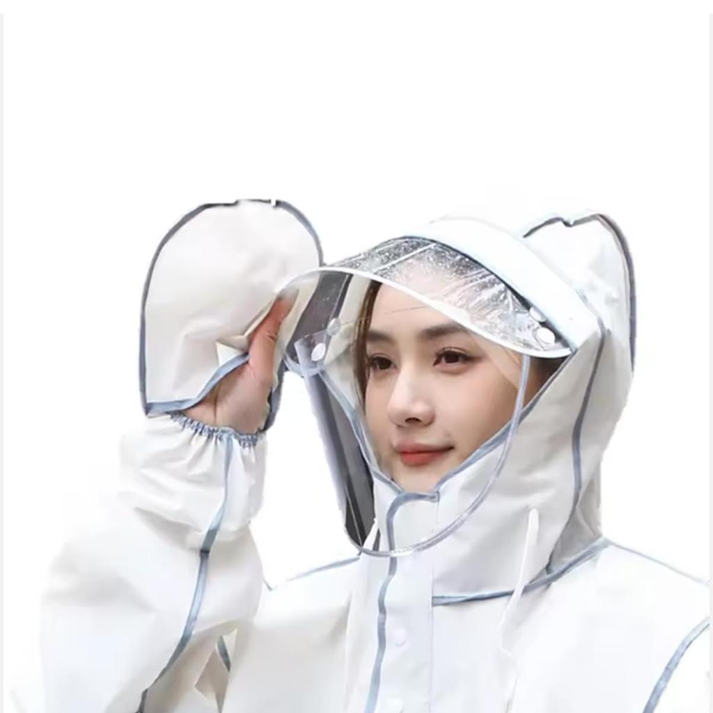 DIVA Rose and EVA Rain Cycling for Commuting and School Size Women's Men's Raincoat, Gear, Backpack, Poncho, Lightweight, Windproof, Waterproof,