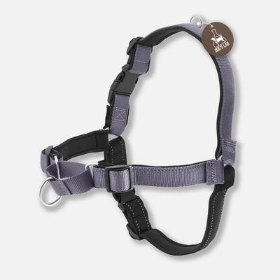 Dog's Wrap Harness Jindo Dog Retriever L-type Anti-flip Prevention Medium-sized Dog Large Dog Front Ring, Medium-to-Large Dog L-type Harness - Gray