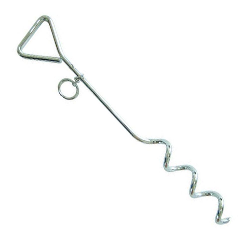 Heavy Duty Dog Stake Reinforced Dog Tether Stake Ground Spike Dog Ground Anchor Beach Galvanizing