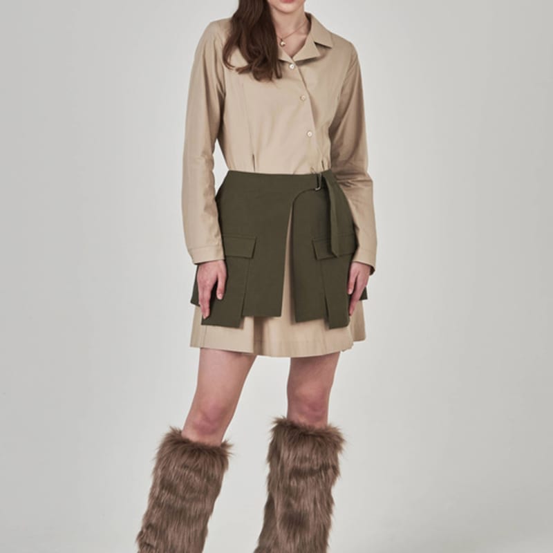 

HYEYEONG KIM POCKET BELT-khaki FREE