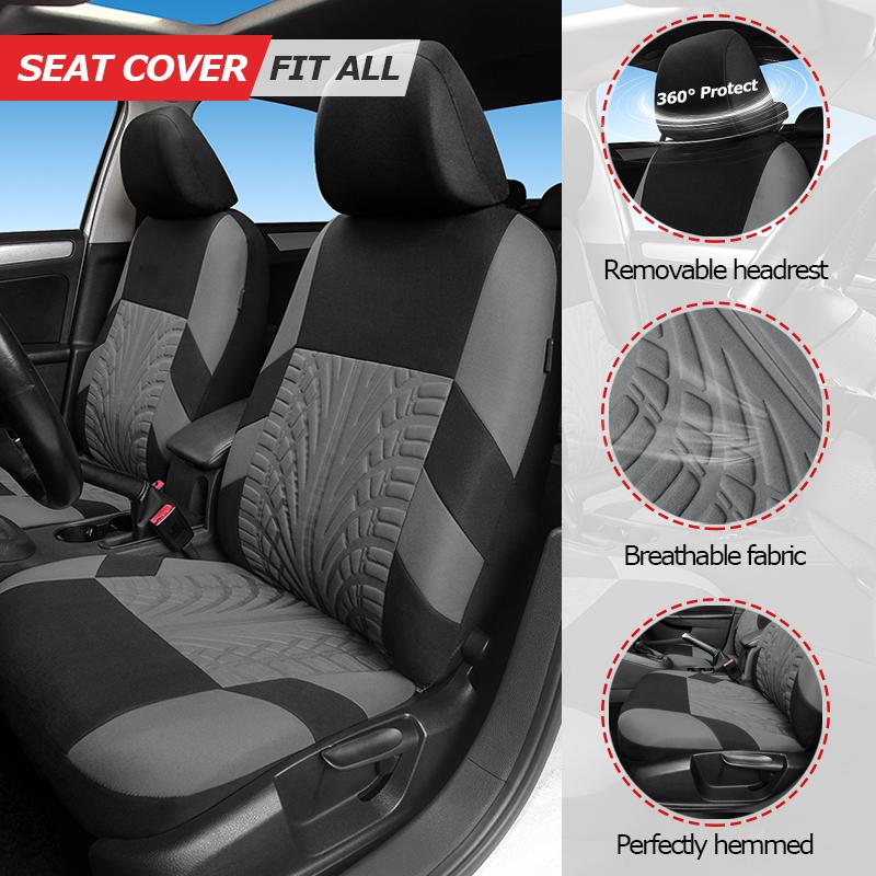Universal Car Seat Cover Auto Seat Cover 3D Printed Embroidered Fashionable Automotive Interior