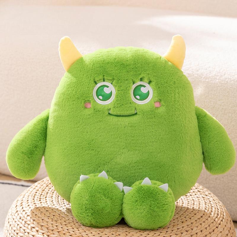

Творческий новый плюшевый монстр с кроличьей шерстью, кукла, маленькая подушка-монстр, украшение для дома, подарок 50cm