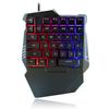 G7 One-Handed Mechanical Gaming Keyboard with Color Backlight for PUBG Esports