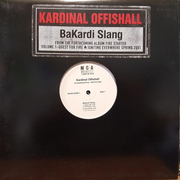 

12inch Record KARDINAL OFFISHALL BaKardi Slang Ol Time Killin MCAR252951 MCA 2001 Canada Rap HipHopRB Used