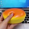 Realistic Cheesecake Slow Rising Squeeze Toy Soft Tear Resistant Stress Relief Sensory Fidget for Kids Indoor Outdoor Play