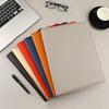 Mehrfarbige Multifunktionsmappen PU-Leder Meeting Notizbuch A4 Aktenordner Business Büro