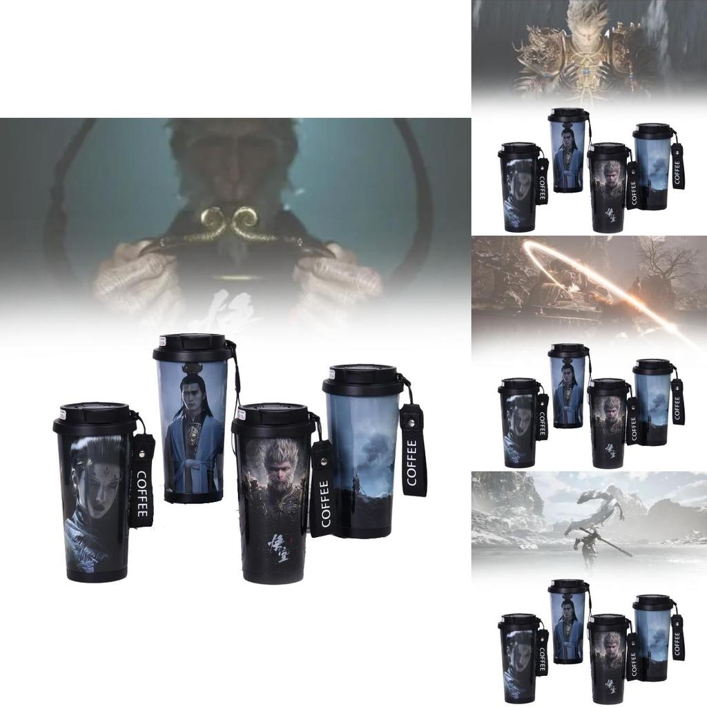 Black Wukong Myth Thermos Cup 304 Stainless Steel Coffee Cup Household Good Gift