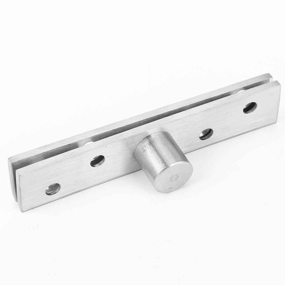 2pcs 360 Degree Rotary Pivot Hinge Stainless Steel Rotating Door Hinge 95mm LongCentral Pivot
