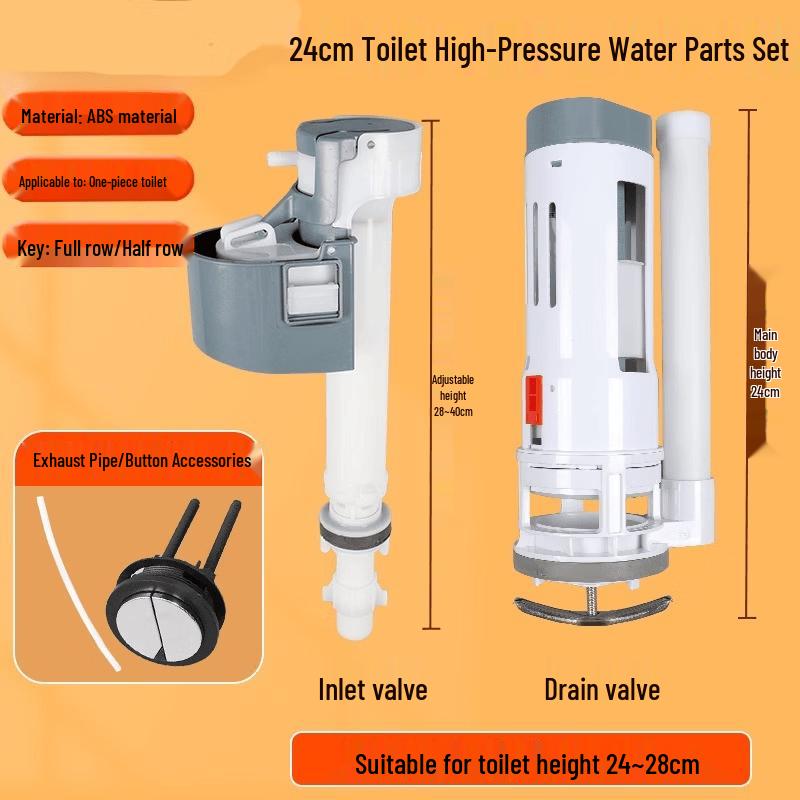 Youshu Toilet Tank Fill and Flush Valve Kit