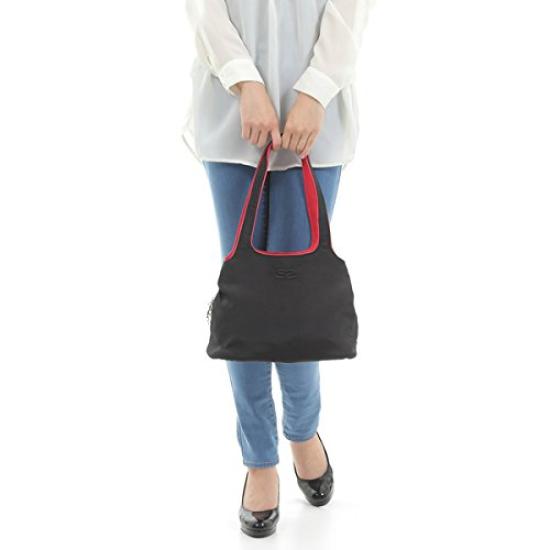 Savoy Handbag SM081004 Black Red