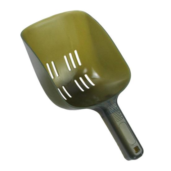 Fishing Bait Throwing Spoon with Drainage Holes Ergonomic Handle Portable Carp Fishing Lure Casting Shovel Scoop Tool Fishing Accessories