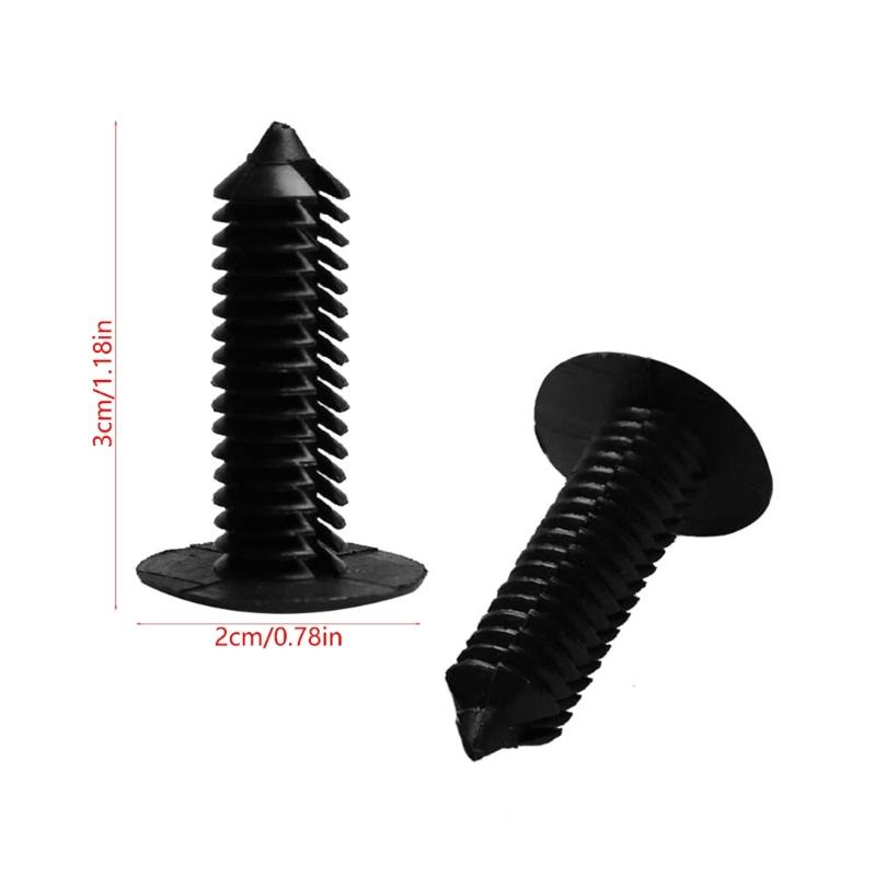 Plastic Car Interior Retainer Clips Barbed Locking Design Rivet Clip For Roof Fabric Trunk Panel Fixation