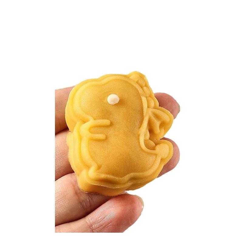 Cartoon Dinosaur Hand-Press Mooncake & Mung Bean Cake Mold Set
