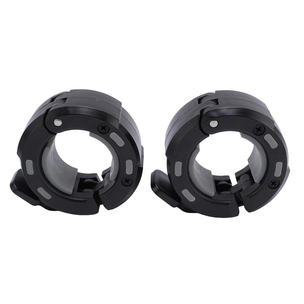 2PCS Barbell Clamps Magnetic Quick Release Weight Bar Plate Locks Collar Clips for 50mm Barbell Workout Weightlifting