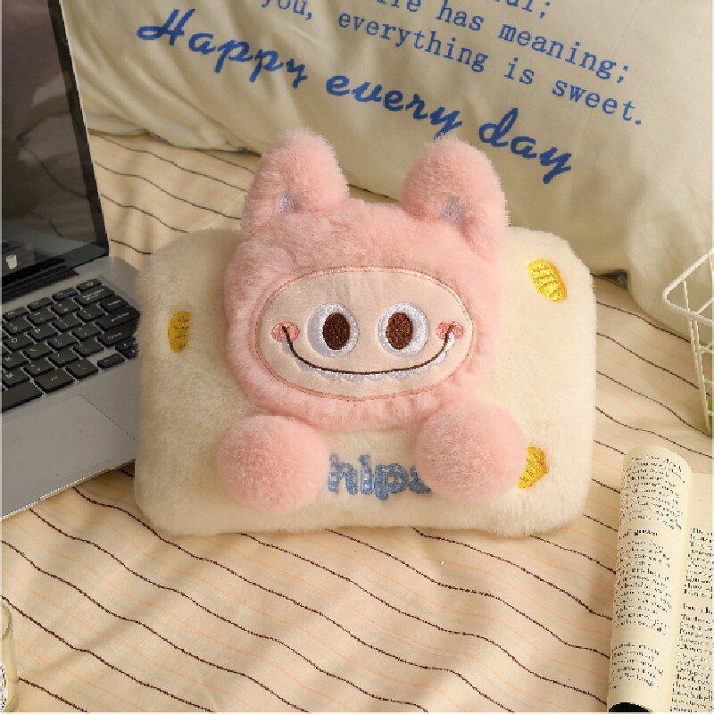 Rechargeable Electric Heating Hot Water Bag - Plush Hand Warmer for Belly Warmth