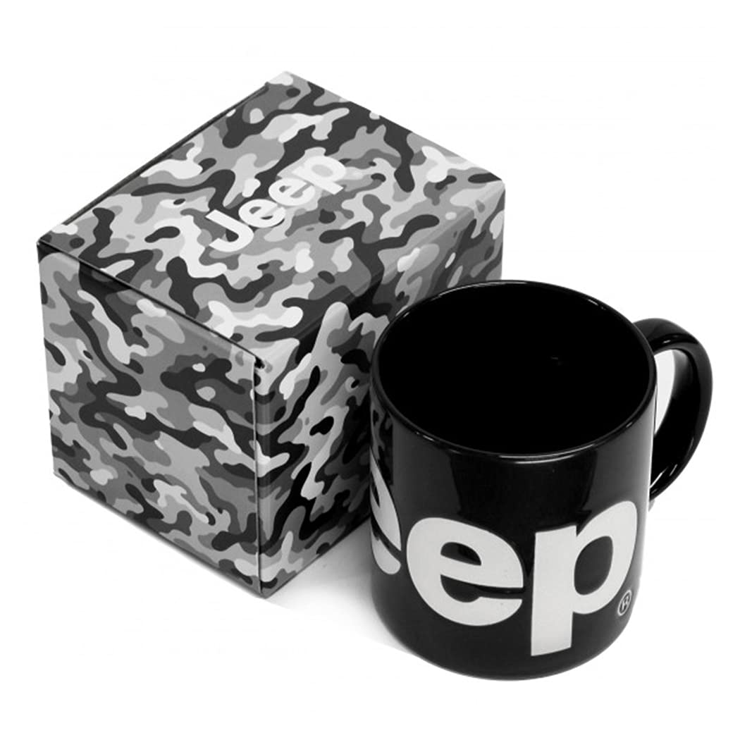 

Jeep Mug Coffee Cup Black Ceramic [JEEP Genuine]