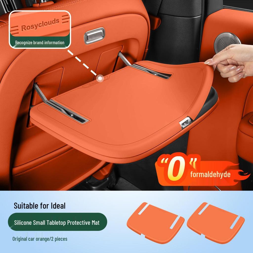 Silicone Anti-Slip Mat for Li Auto L8 L9 Rear Seat Table - Fits 25 Models, Decorative Car Interior Accessory
