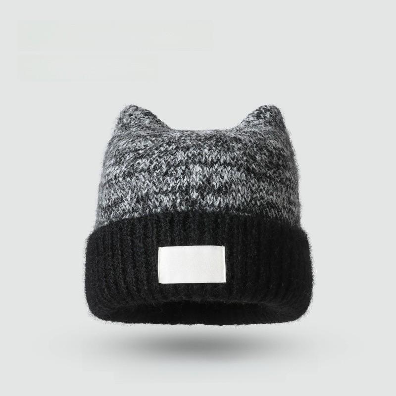 Knit Hat For Women Autumn Winter Acrylic Warm Windproof Cozy Sweater Style For Casual Outdoors