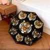 1 PC Automatic Folding Umbrella - Tiger Mandala Pattern, Portable & Foldable Design with 8 Ribs, Christmas Birthday Gifts