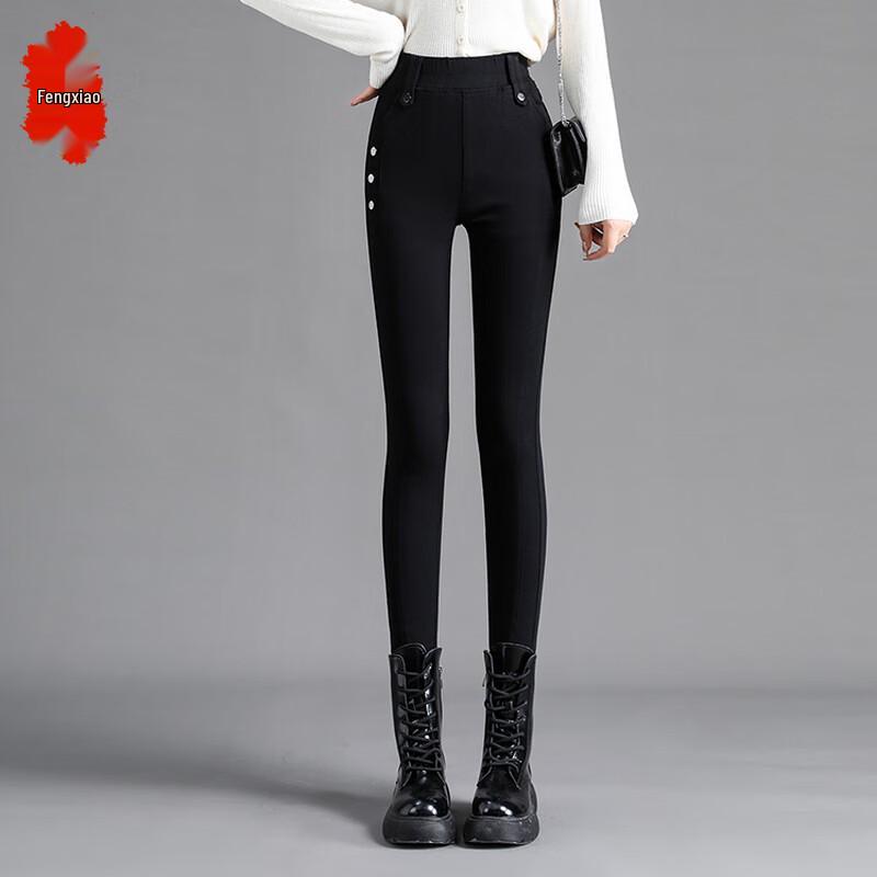 

Women s Winter High-Waisted Skinny Jeans 34