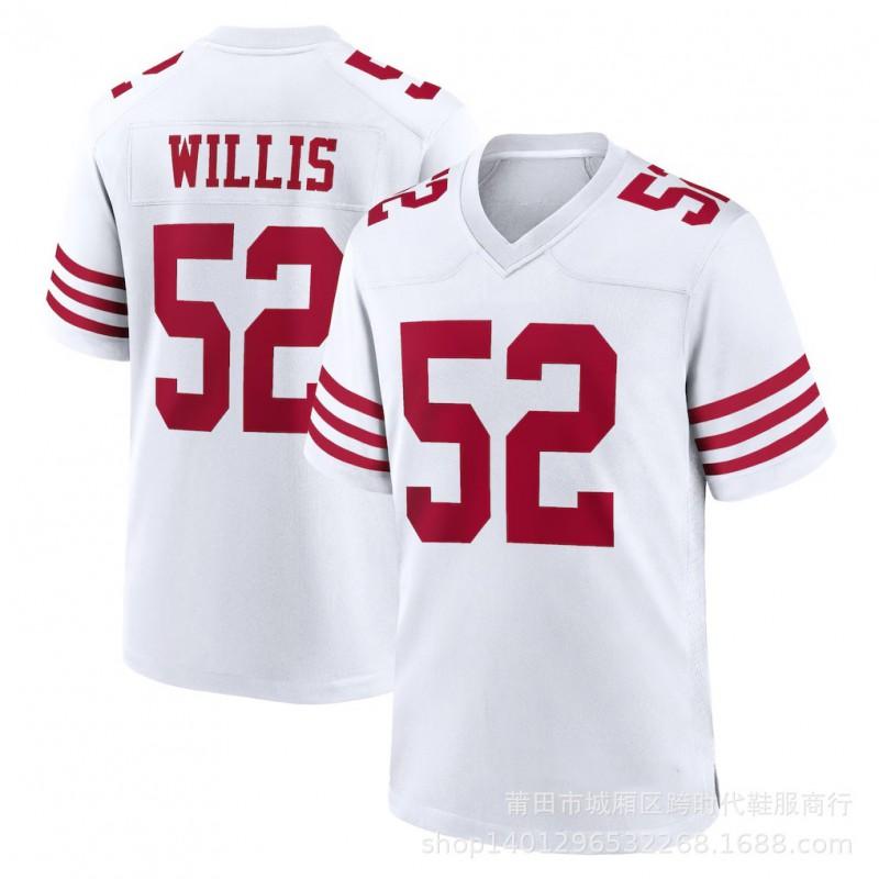 NFL 49ers Football Jersey 13 Purdy 97 Bosa Embroidered Team Sports Fan Apparel