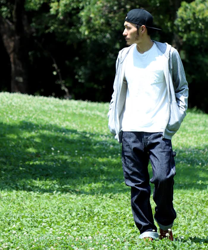 Kojima Jeans Cord Denim Painter Size 34 Men's Pants, Indigo,