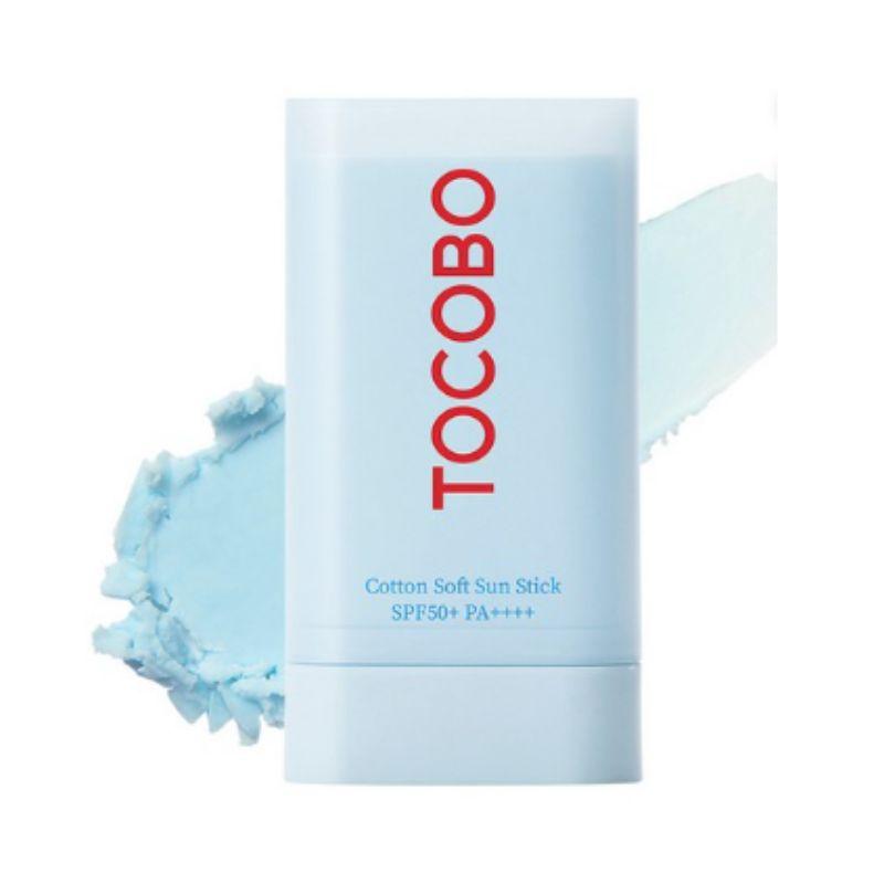 

TOCOBO Cotton Soft Sun Stick SPF50+ PA++++ Soft Matte Vegan Sunscreen Stick Portable UV Protection 19 g