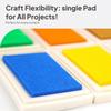 Creative DIY Ink Pad Blank Set Rubber Stamps Empty Ink Pad Stationery Album for Scrapbooking Paper Decoration