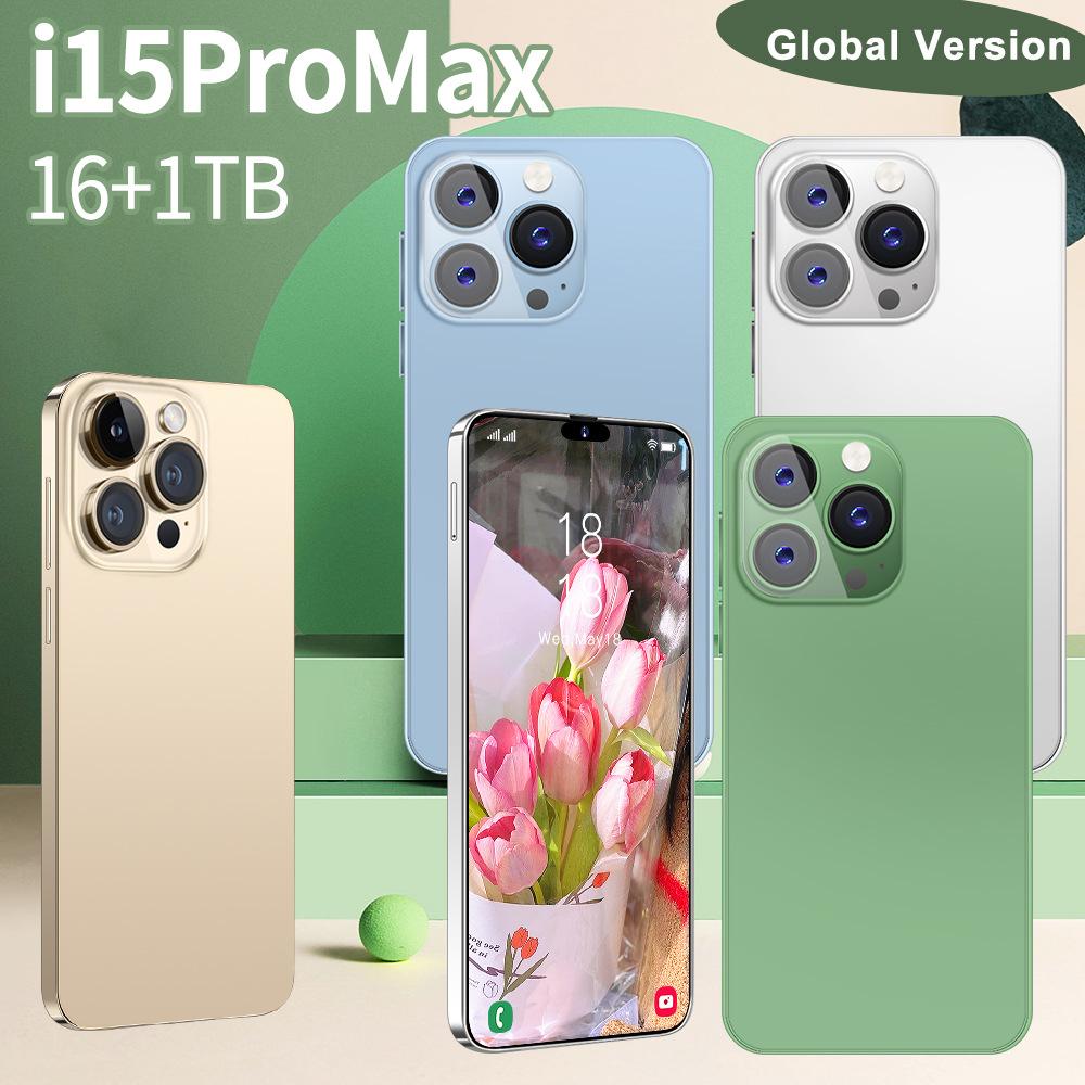 I15 ProMax 2025 HOT Original for Brand Smartphone 6.7 Inch New Full Screen 4G 5G Cell Phone 7800mAh Mobile Phones Global Version