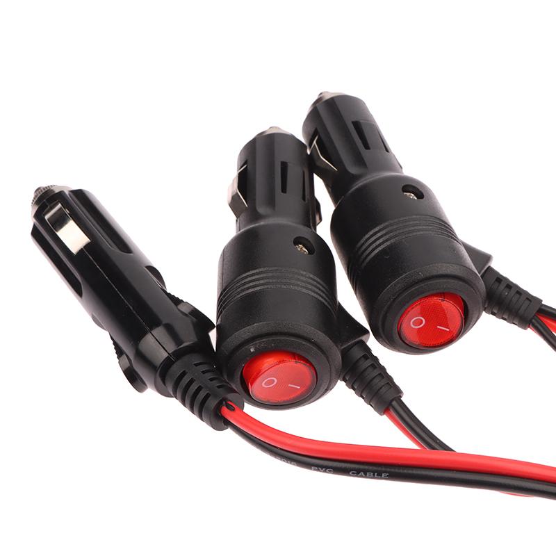 1Pc Electronics Automobiles Accessories Universal Dual Port Car Cigarette Lighter Splitter Female Socket Plug Power Adapter