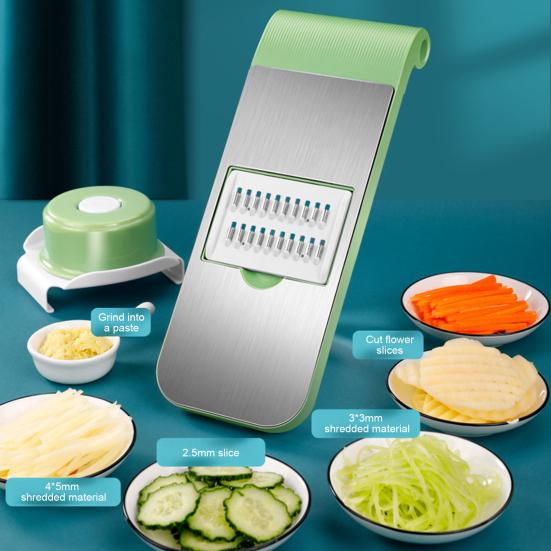 Multifunctional Vegetable Cutter with 3/5 Blades Portable Mandoline Slicer Fruits Cheese Shredder Chopper Slicing Tools Kitchen Gadgets