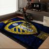 Leeds Crest Design Printed Office Carpet Chair Cushion  Entryway Rug, Rugs for Living Room, Bedroom Christmas gifts