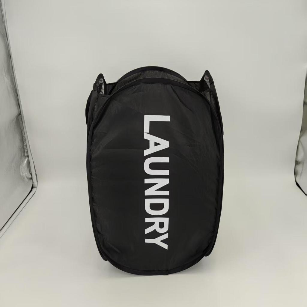 Portable Foldable Laundry Basket: Printed Hamper for Dirty Clothes, Bedroom Storage Bin