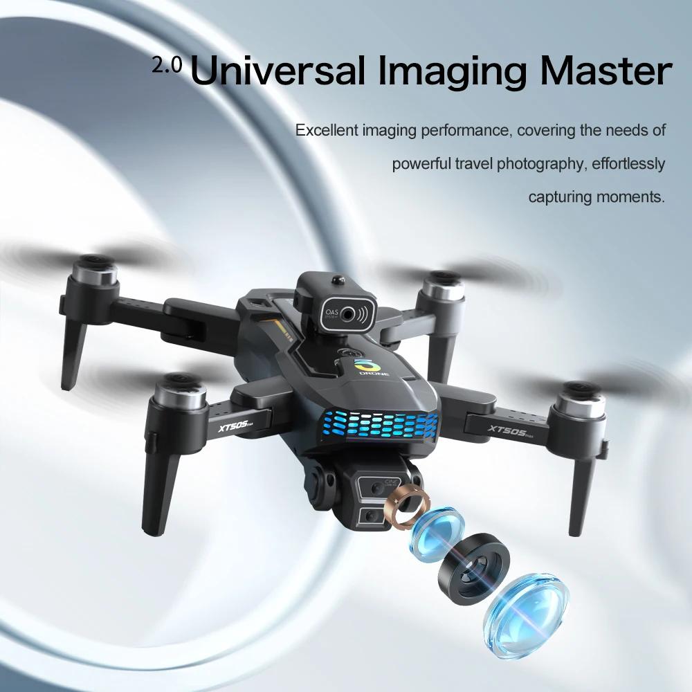 New XT505 GPS Drone 8K Professional Dual Camera 5G WIFI FPV Optical Flow Obstacle Avoidance Brushless Motor Quadcopter RC Drone