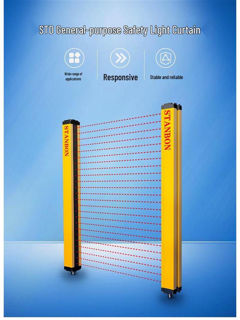 Schtranbon STD Infrared Safety Light Curtain Sensor for Punch Press Protection